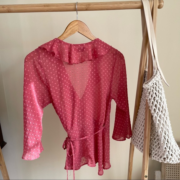 Auguste the Label She Might Be Sweet Ruffle Wrap Top - 2 - Picture 3 of 4